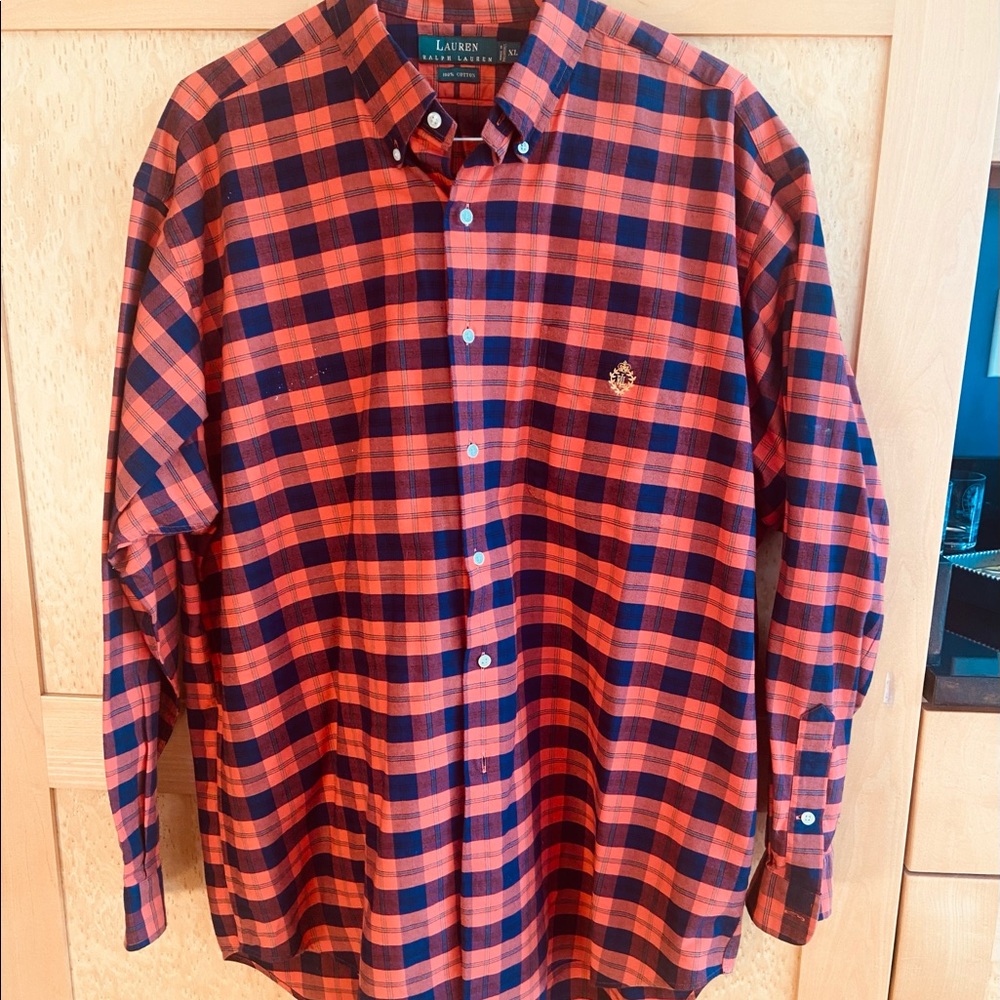 Men’s Ralph Lauren button down plaid shirt - Picture 4 of 5